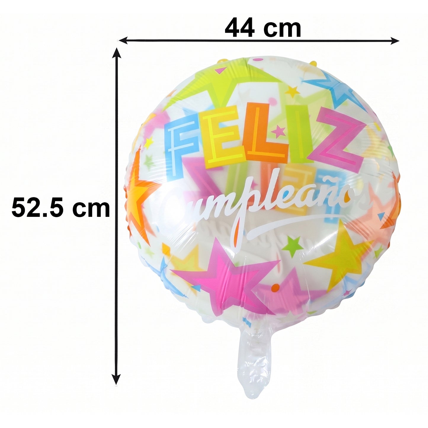 Colorful foil balloon arrangement