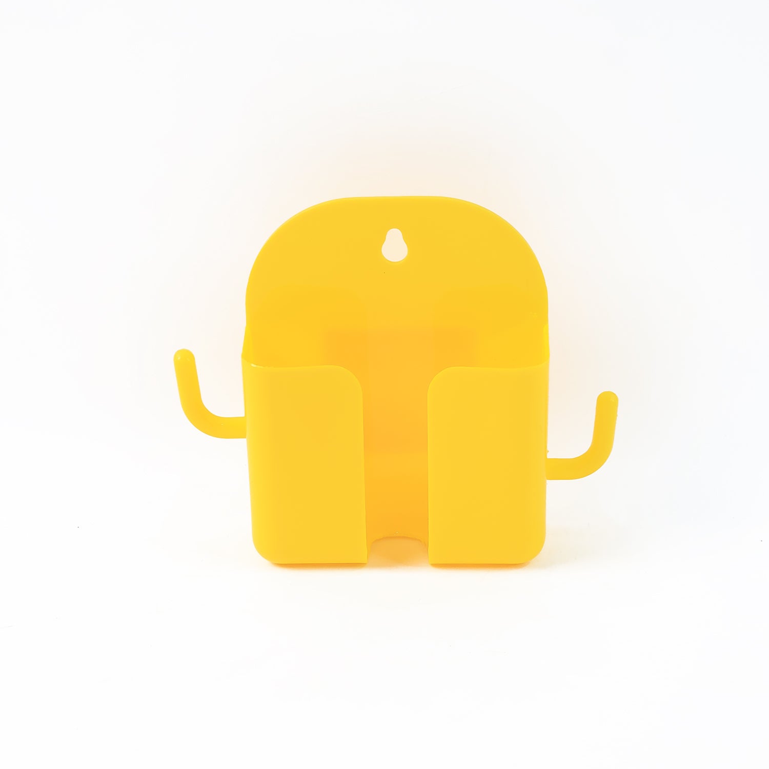 1 Pc Wallmount Mobile Stand With Hook for and stuffs purposes. (Mix Color / 1 Pc)