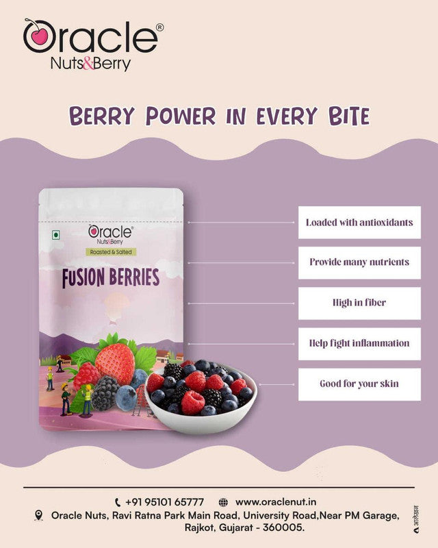 Healthy dried berry mix ready to be used in breakfast or snacks