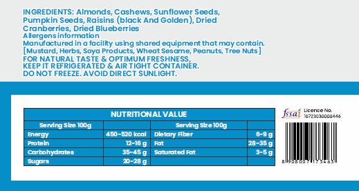 Oracle Power Punch, Crunchy Energy-Packed Nut Seed & Berry Healthy Trail Mix 150g