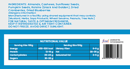 Oracle Power Punch, Crunchy Energy-Packed Nut Seed & Berry Healthy Trail Mix 150g