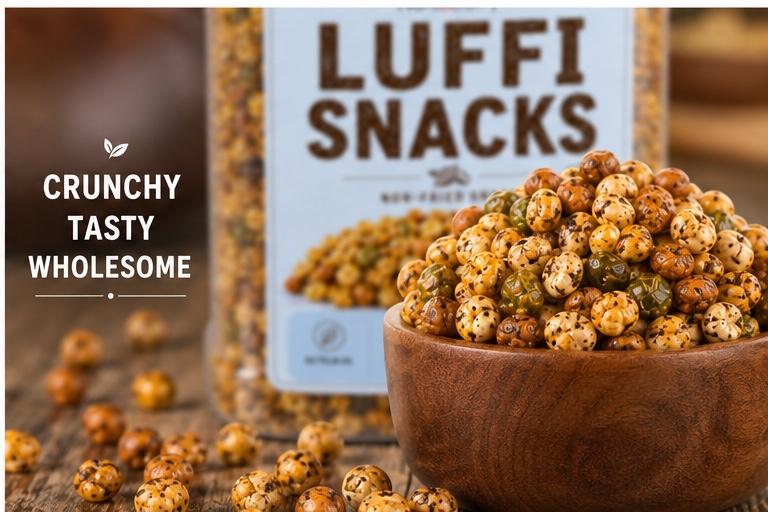 Oracle Lufi Snacks, Crunchy Light Savoury Healthy Anytime Munching Snack Mix 450g