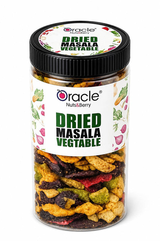 Healthy snack pack of Oracle Masala Vegetables with bold spice flavor