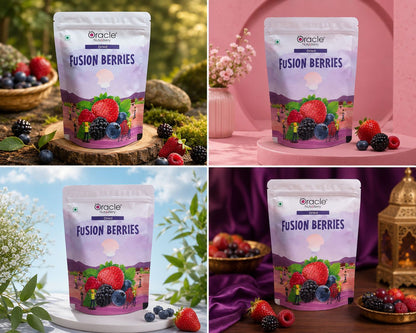Healthy dried berries for cereal topping or baking