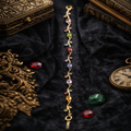 Gold-Plated Tulip Crystal Bracelet – Elegant & Lightweight Accessory