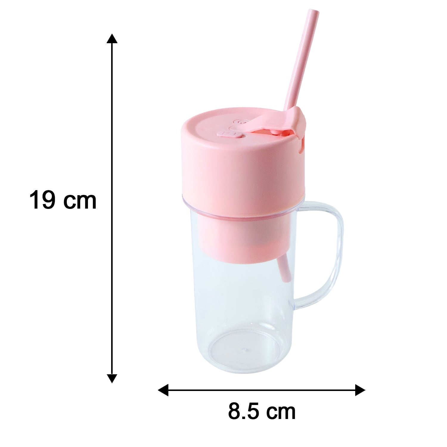 Portable Kitchen Juicer 340 ML USB Rechargeable Blender for Home (1 Pc)
