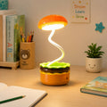 Rechargeable Hamburger LED Desk Lamp with Sharpener & Storage Drawer