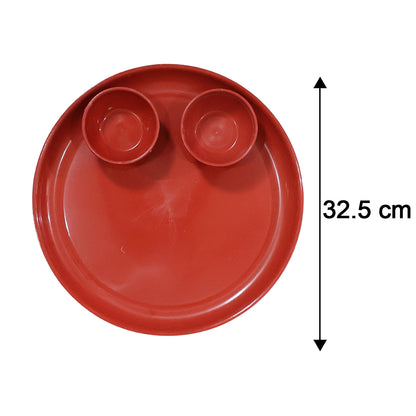 Multipurpose Serving Plate and Bowl Set 3 Plate 6 Bowl (Mix Color)