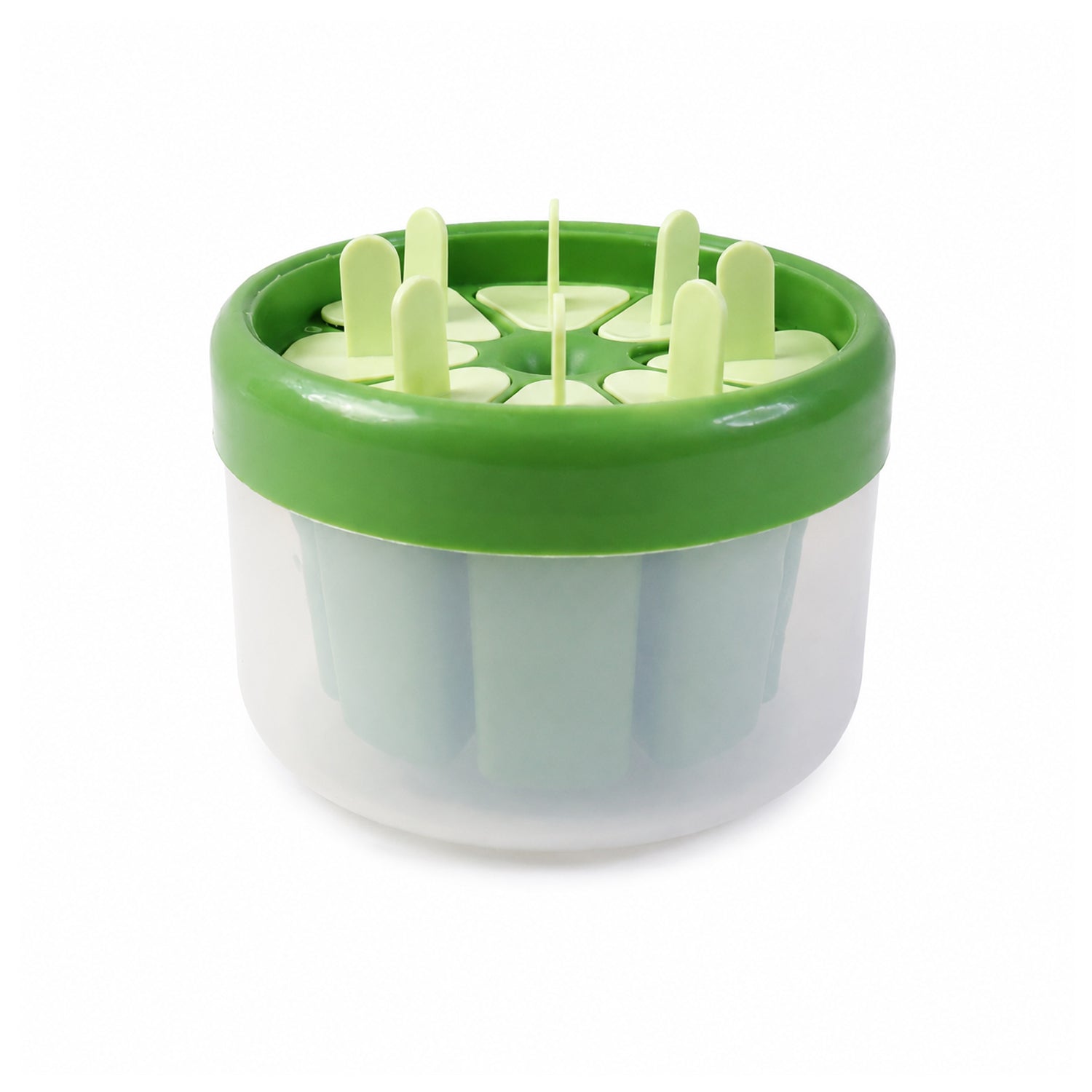 Plastic Ice Candy Popsicle Maker on white background
