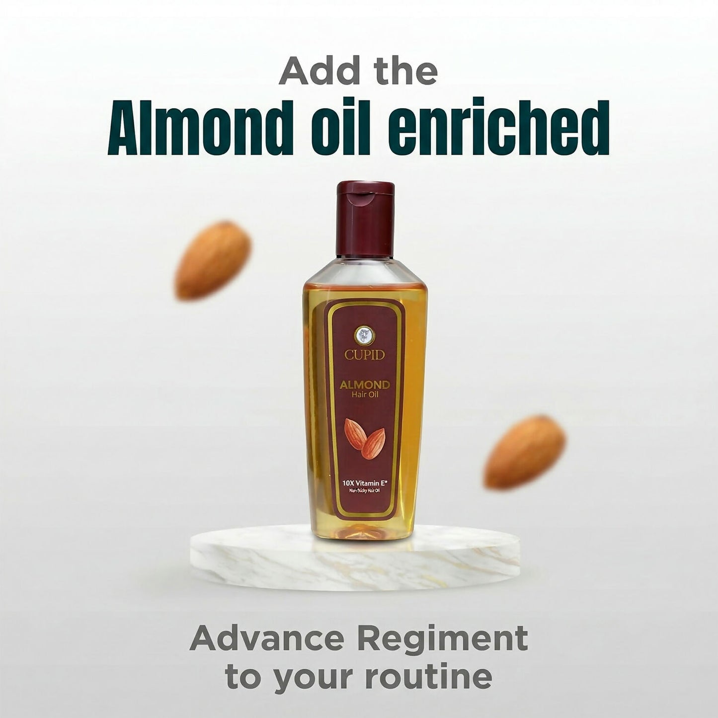 Almond Hair Oil with Vitamin E Nourishing Hair Care Solution (100 Ml)