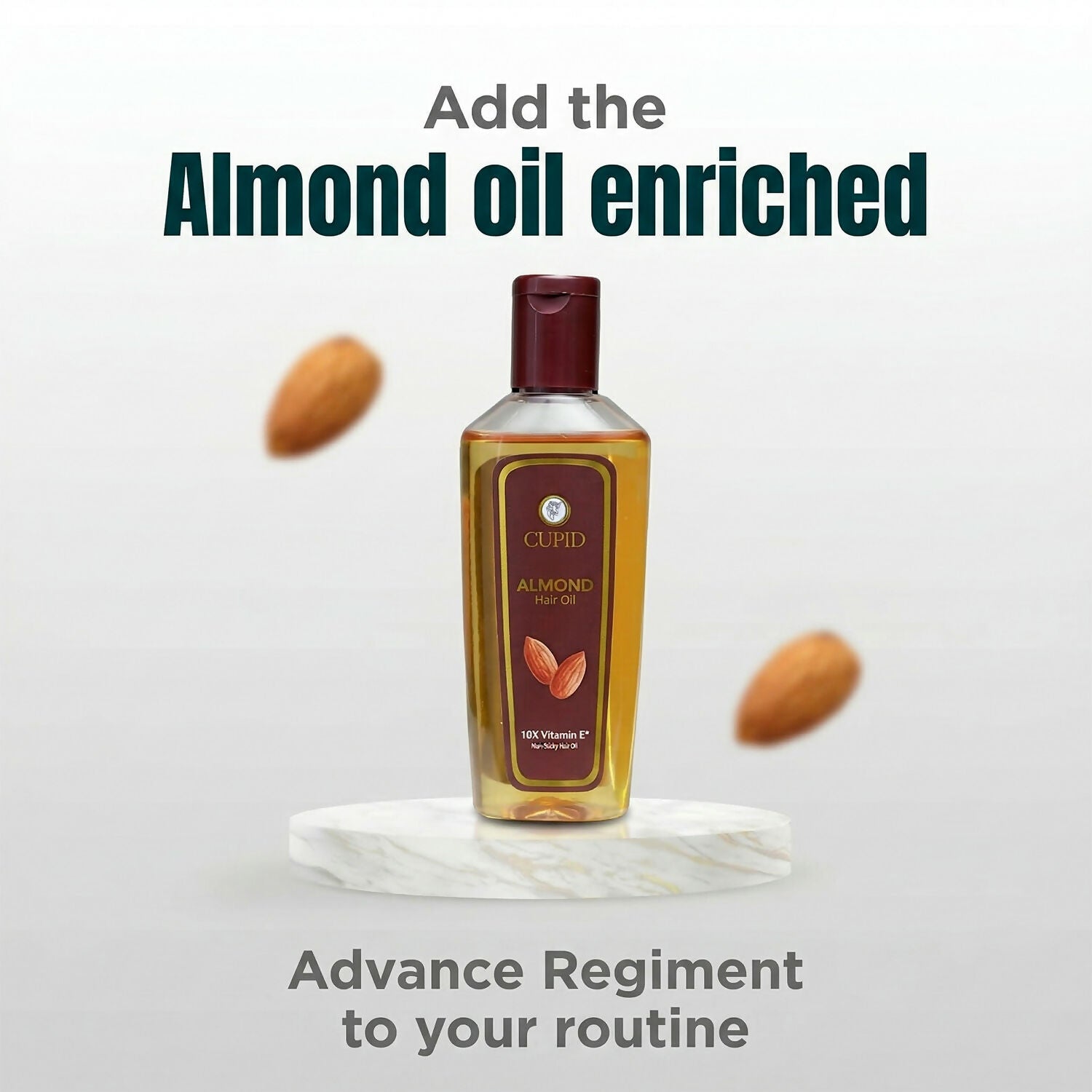 Almond Hair Oil with Vitamin E Nourishing Hair Care Solution (100 Ml)