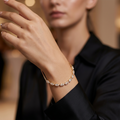 Gold Plated American Diamond Bracelet – Elegant & Fashionable Accessory