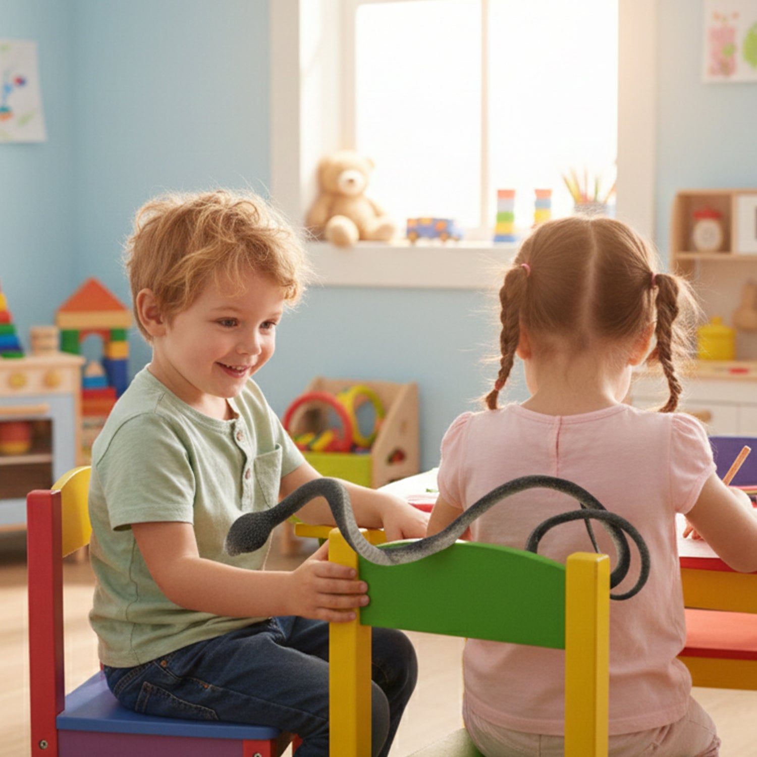 Realistic Dummy Snake Toy for Kids Pranks (1 Pc)