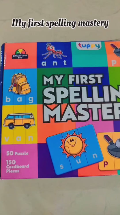 My First Spelling Mastery - Age 3+ (150 cardboard puzzle pieces)