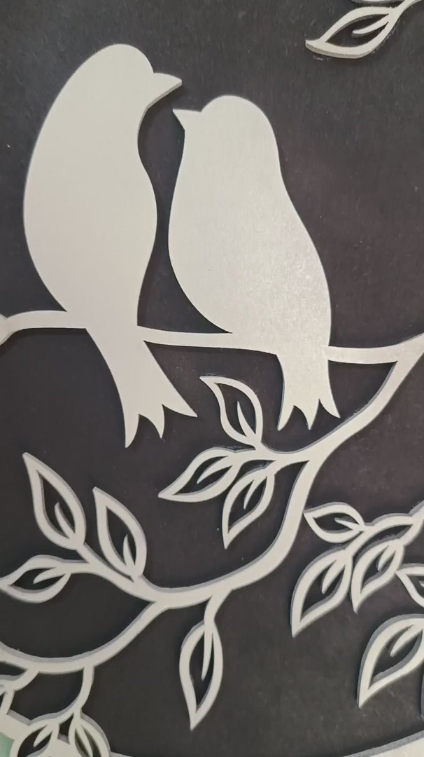 Handcrafted Wooden Bird ( Sparrow ) Wall Art – Minimal Bird Design | Natural Wood Finish | Eco-Friendly Wall Decor for Living Room, Bedroom & Office | Handmade in India