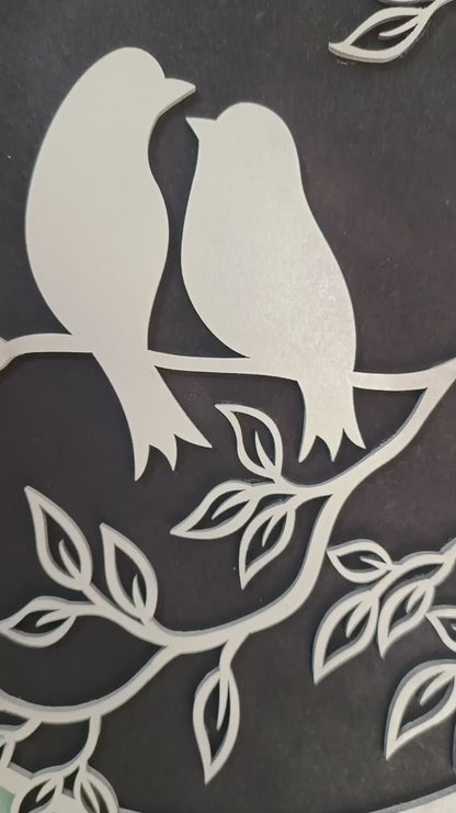 Handcrafted Wooden Bird ( Sparrow ) Wall Art – Minimal Bird Design | Natural Wood Finish | Eco-Friendly Wall Decor for Living Room, Bedroom & Office | Handmade in India