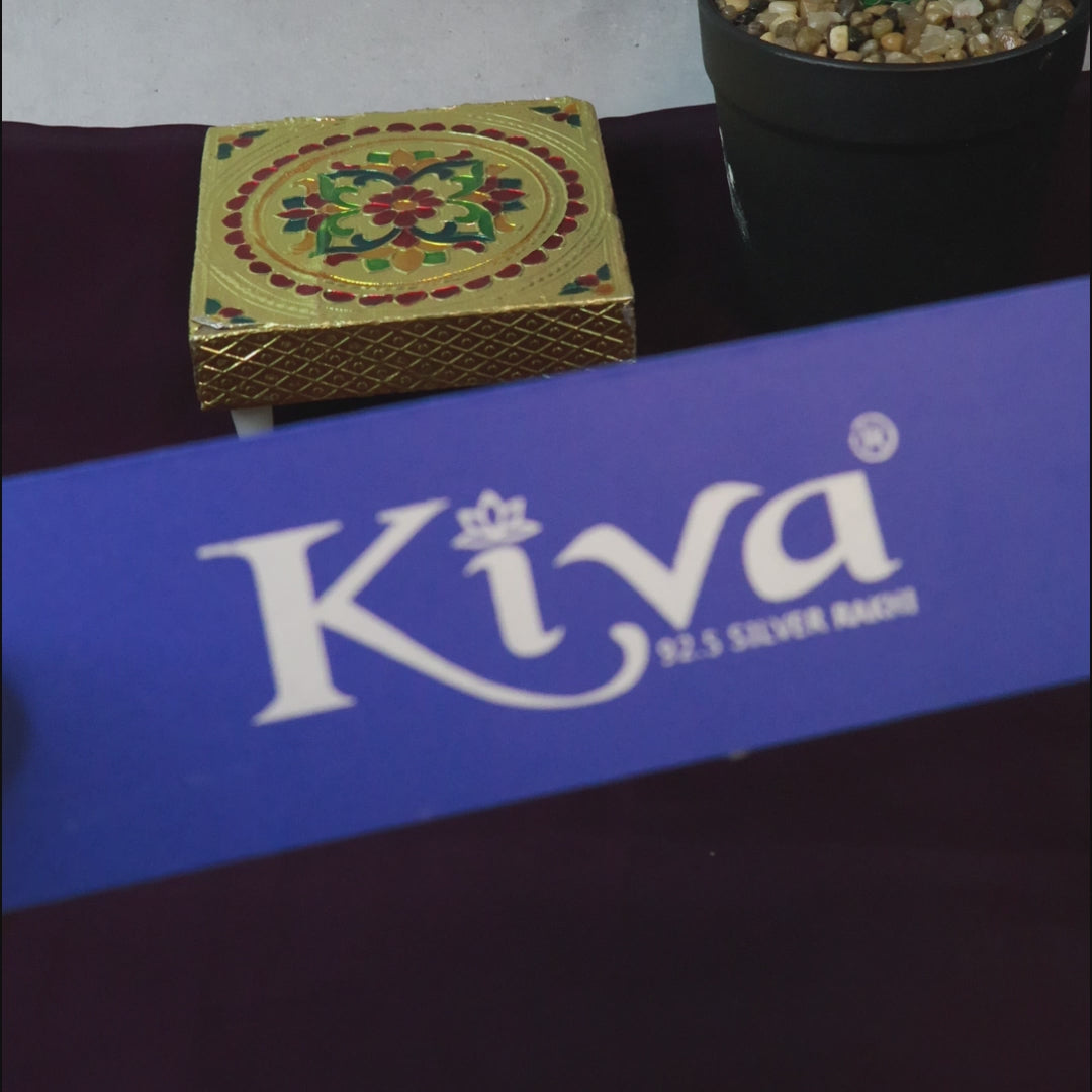 pure silver rakhi