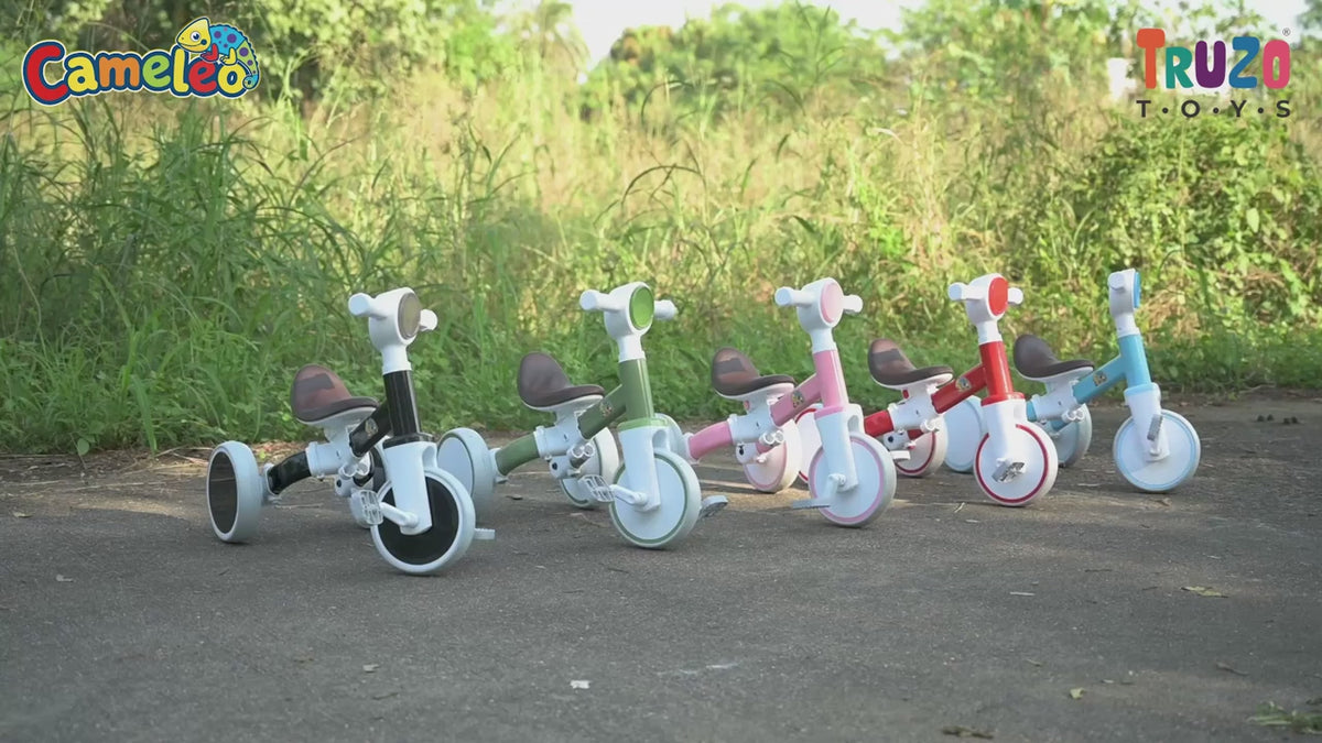Kids Tricycle with Adjustable Seat Pedal Ride On Bicycle for Toddlers Boys & Girls
