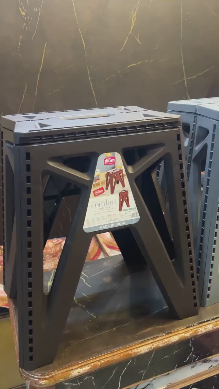 Load video: Supermom Comfort Multi-Purpose Folding Stool (18 Inch)