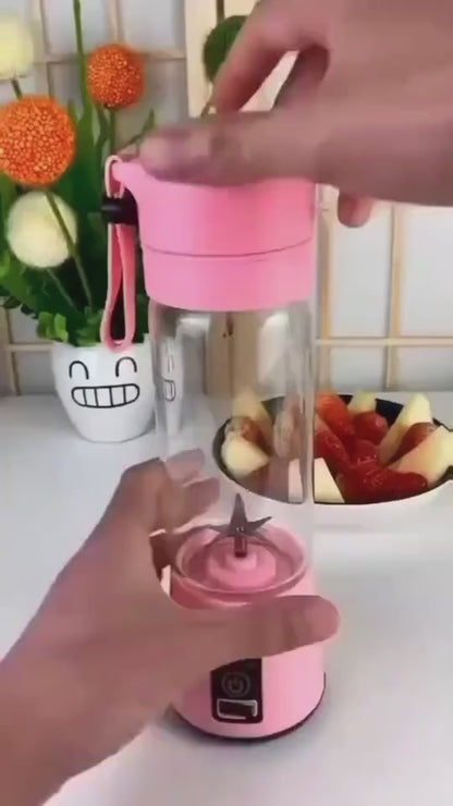 Portable USB Electric Juicer – 6-Blade Blender & Shaker | Chef’s Embrace