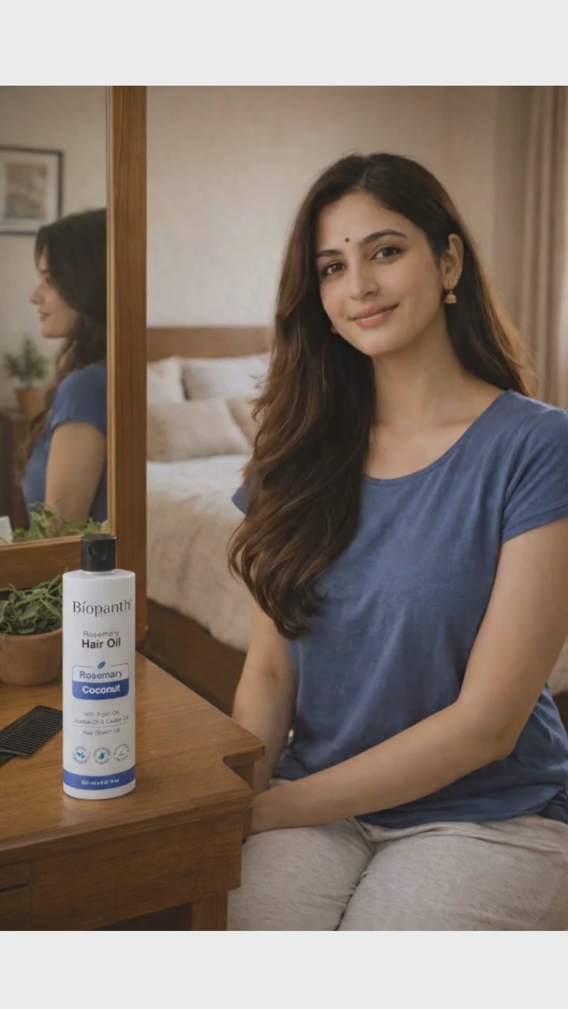 Rosemary Coconut Herbal Hair Oil with Natural Oils for Hair Care (200 ml)