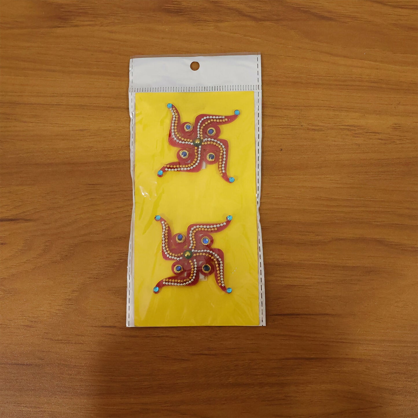 Swastik Door Hanging | Red Acrylic | Pair for Diwali and Puja