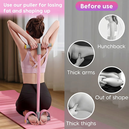Close-up of Pull Rope Resistance Exerciser