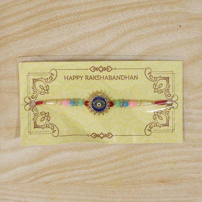 Evil Eye Sun Rays Rakhi Stylish & Protective for Bhai (10pcs)