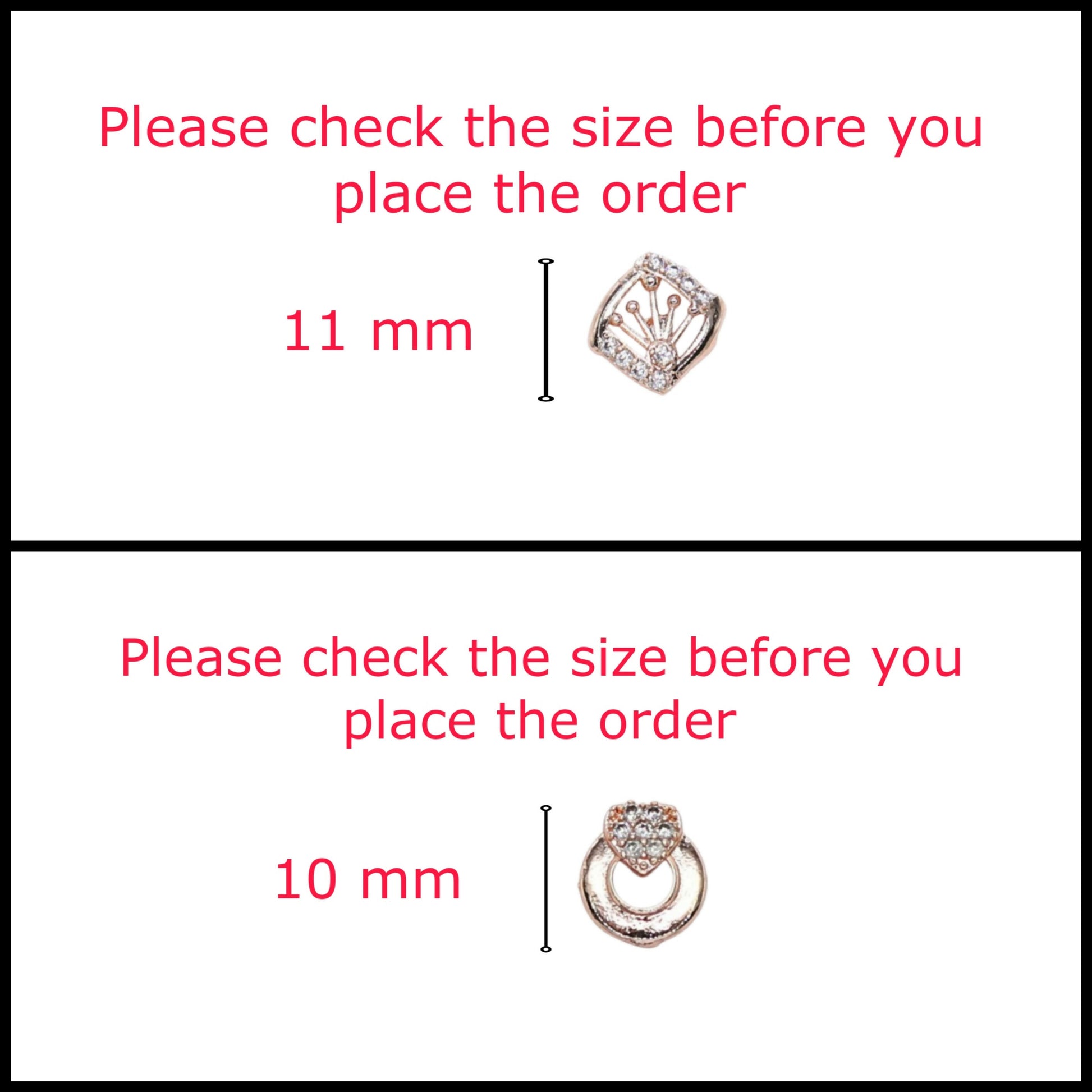 Rose Gold Crown & Heart Stud Earring Set for women and girls Combo Pack of 2