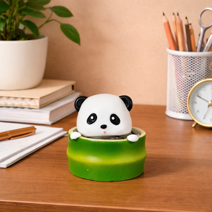 Cute Panda Bobble Head Desk Decor for Kids Room & Office Table