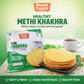 Methi Khakhra – Healthy Whole Wheat Snack with Fenugreek for Tasty & Nutritious Bites