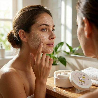 Eyelet Detan Face Scrub creamy texture