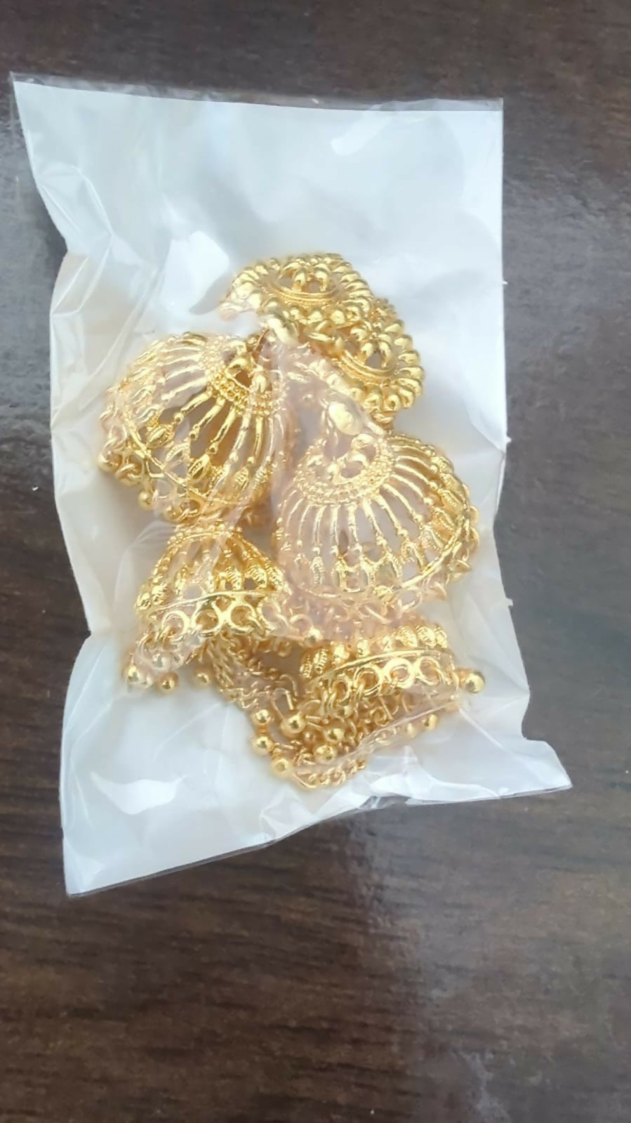 Women & Girl Traditional Jewellery Stylish Fancy Jhumki/Jhumka Earrings (Golden)