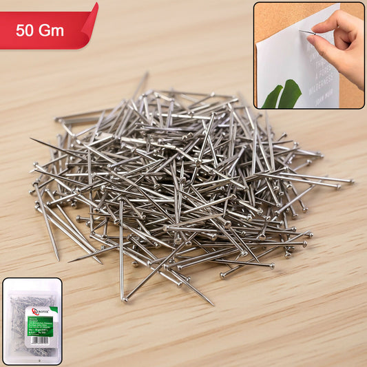 Steel Tachani for Notice Board, Fabric and Craft Use (50 Gm)