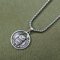 Owl Chain Pendant – Stylish Men's Wisdom Symbol Necklace