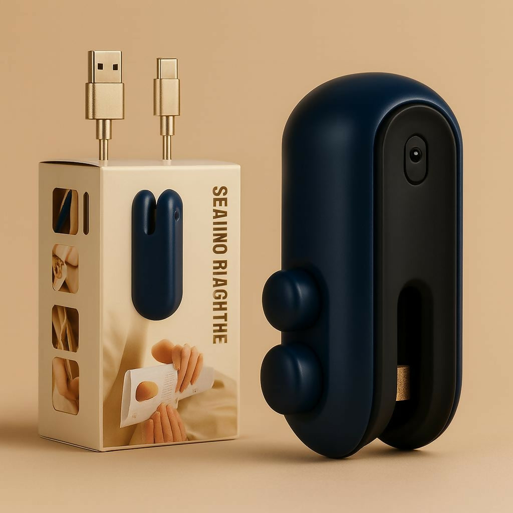 Rechargeable Mini Heat Sealing Machine | Portable Snack & Food Bag Resealer