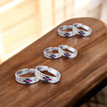 Elegant Adjustable Toe Ring Set For Women – Stylish Silver Finish Foot Jewellery (6 Pcs)