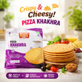 Naasta Baasta Pizza Khakhra – Crispy & Cheesy Whole Wheat Snack