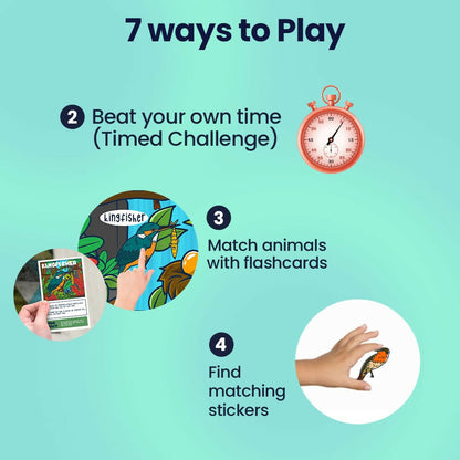 BIRD MYSTERY PUZZLE - AGE 3+ (38 PUZZLE PIECES) MDF PUZZLE SERIES