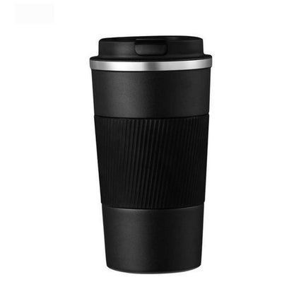 Insulated Travel Coffee Mug with Leakproof Lid and Grip Sleeve 1 Pc
