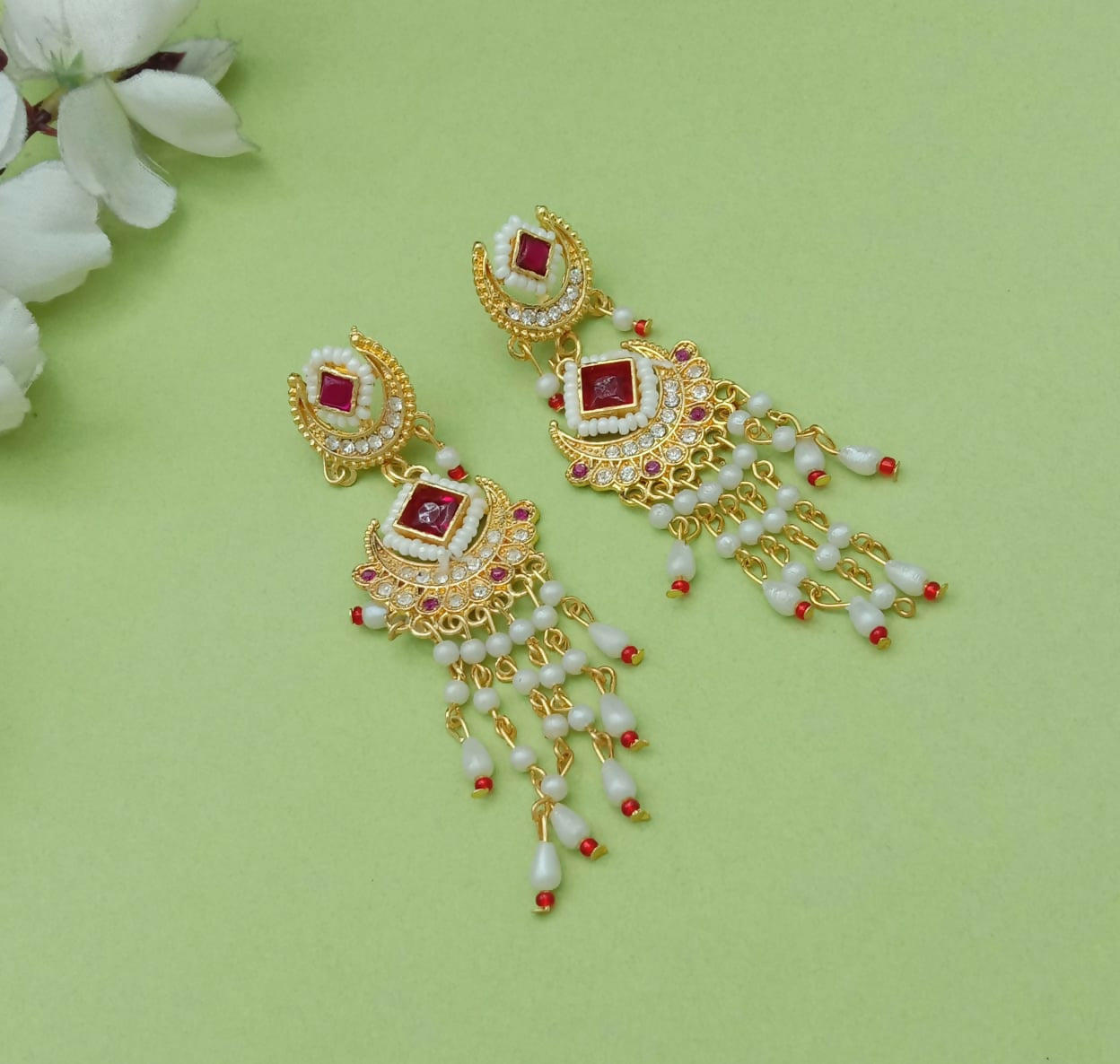 WOMAN CHOKER SET AND MATHAPATTI COMBO