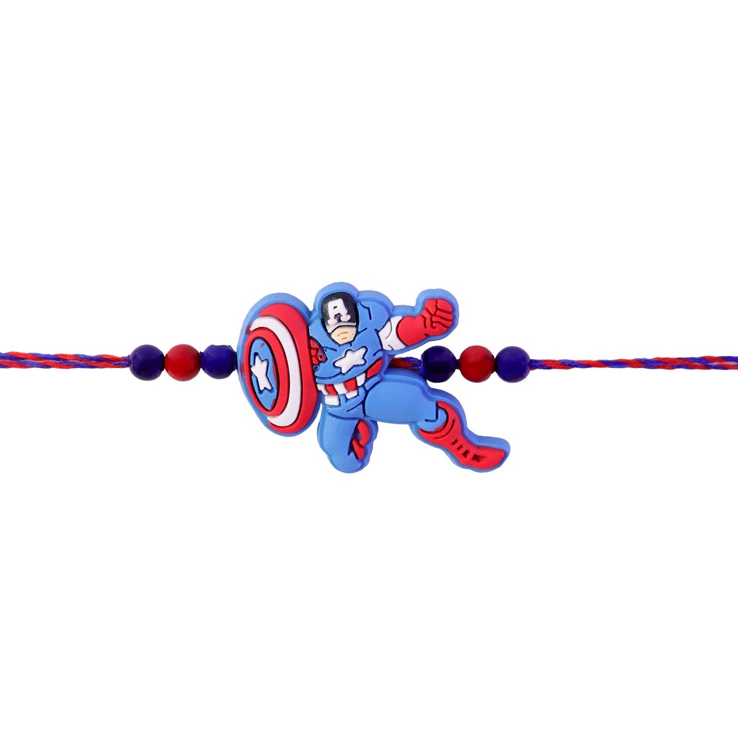 Superhero Character Kids Traditional Rakhi for Brother (5pcs)