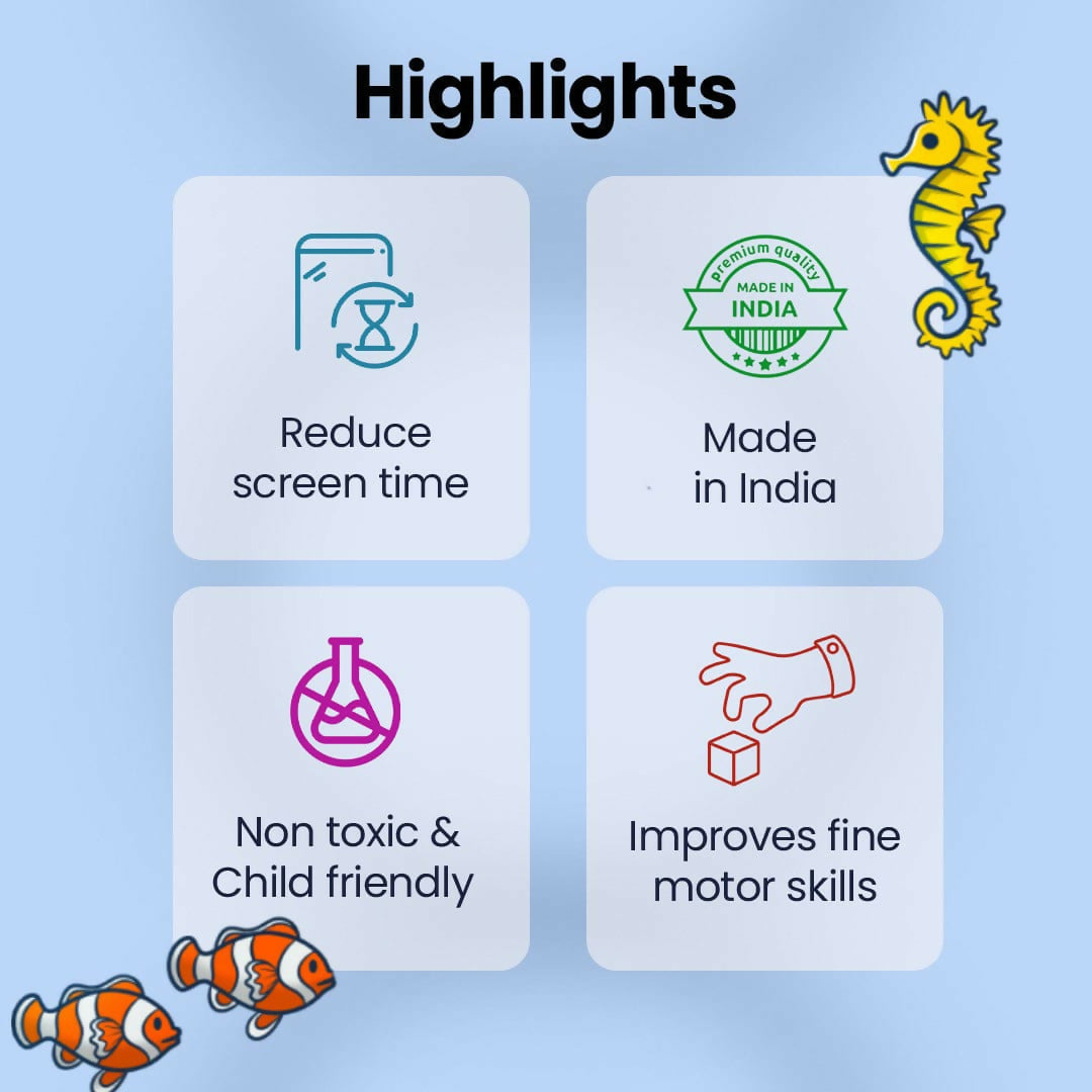 SEA MYSTERY PUZZLE LET'S FIND OUT - AGE 3+ (38 PUZZLE PIECES) MDF PUZZLE SERIES