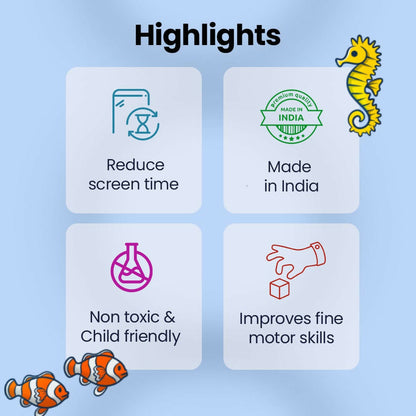 SEA MYSTERY PUZZLE LET'S FIND OUT - AGE 3+ (38 PUZZLE PIECES) MDF PUZZLE SERIES