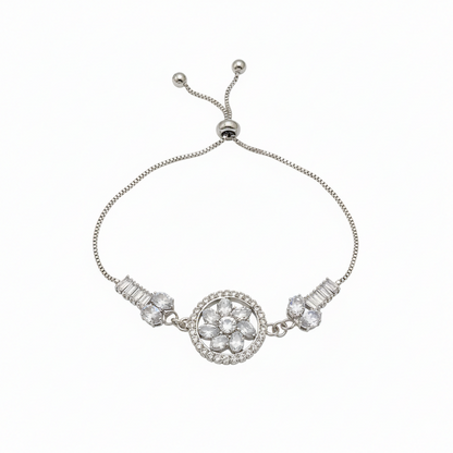 Luxury AD Floral Motif Bracelet perfect for all functions