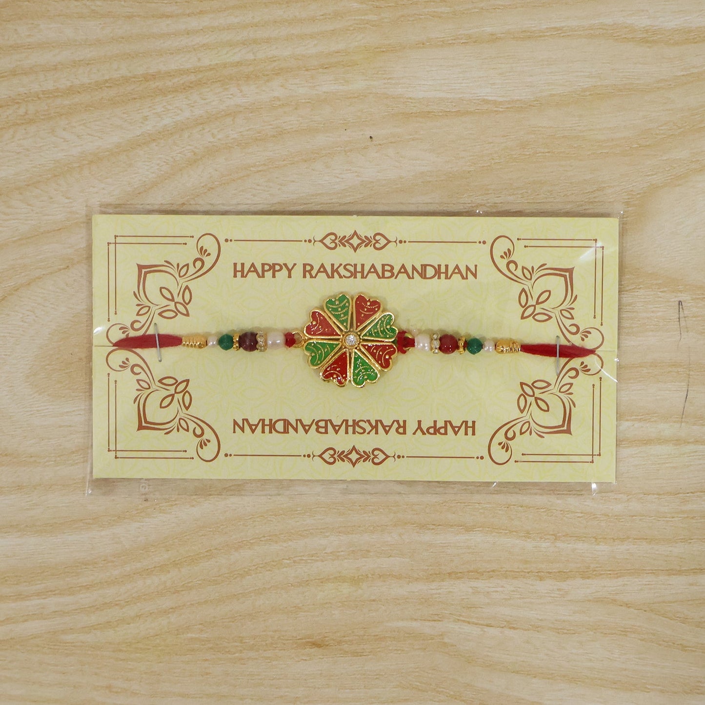 Traditional Rakhi Meenakari Floral Designer Raksha Bandhan (10pcs)