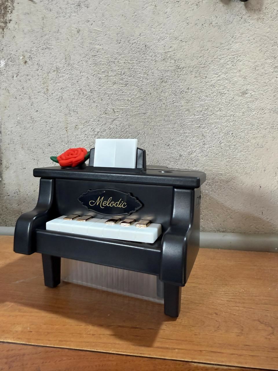 Mini Piano USB Humidifier with Night Light & Cool Mist for Home & Office