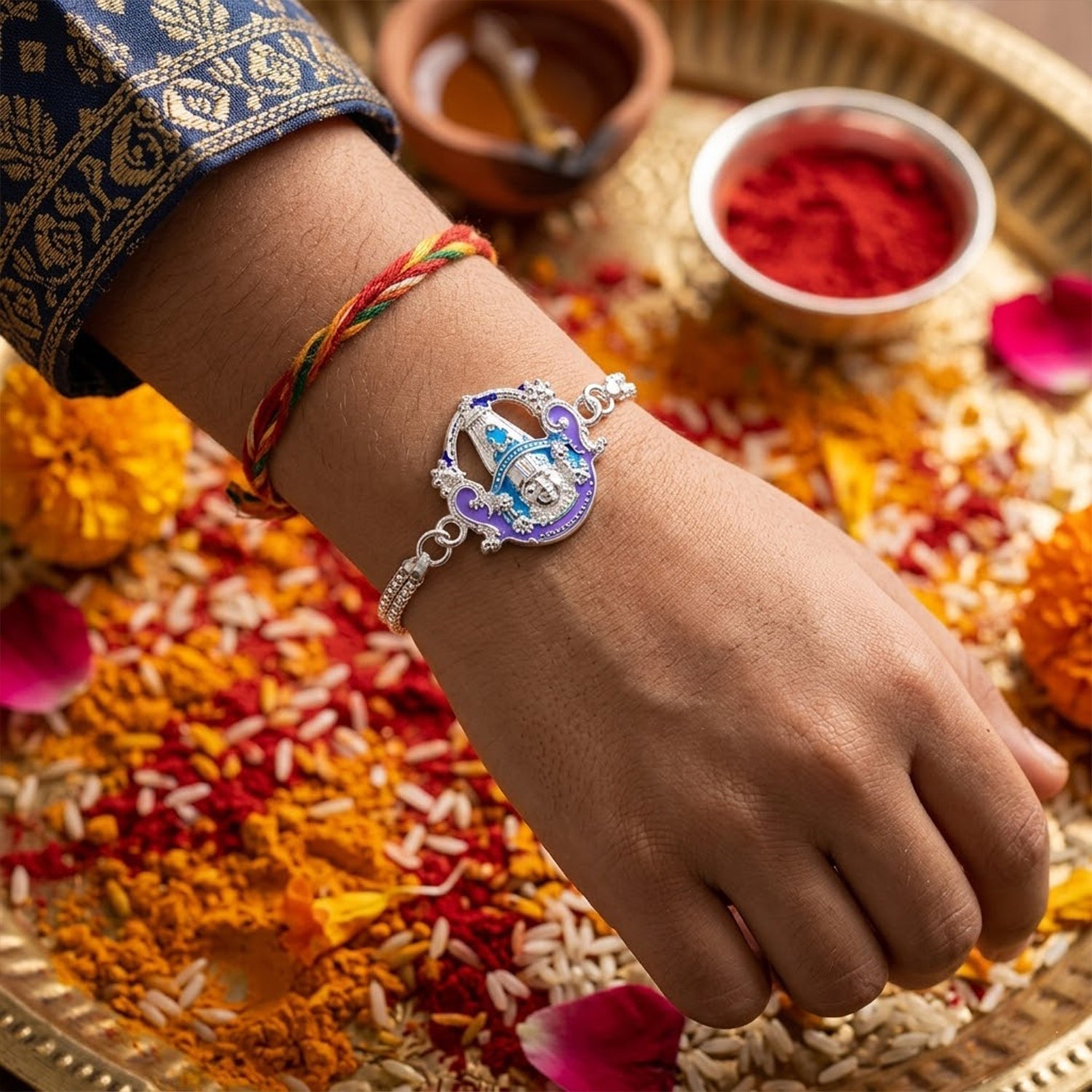 Rakhi for Brother Elegant Design with Premium Feel (10pcs)