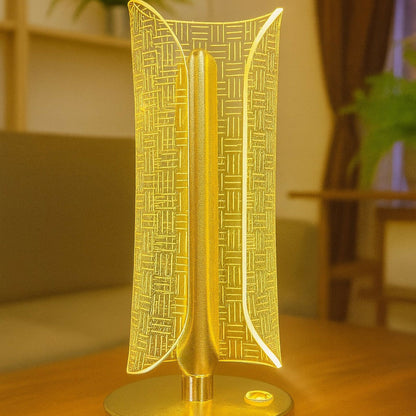 Luxury Golden LED Table Lamp for Bedroom, Living Room & Home Décor