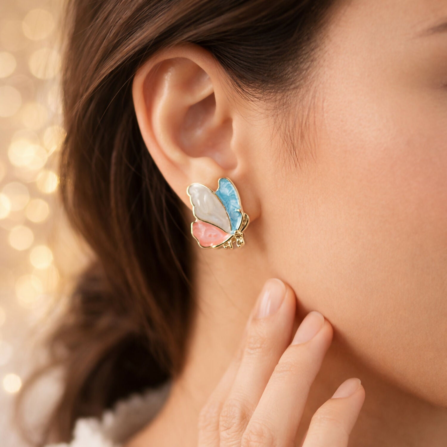 Elegant Butterfly Design Stud Earrings for Women and Girls Stylish Wear